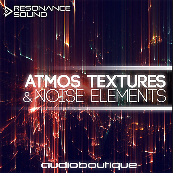 The Atmos cover featuring textures and noise elements.