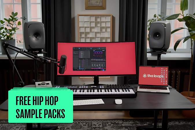Free hip hop sounds packs by Thaloops cover.