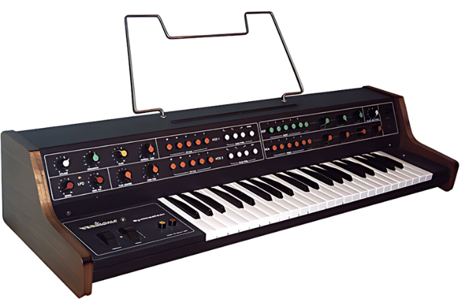 A Vermona analog synthesizer.