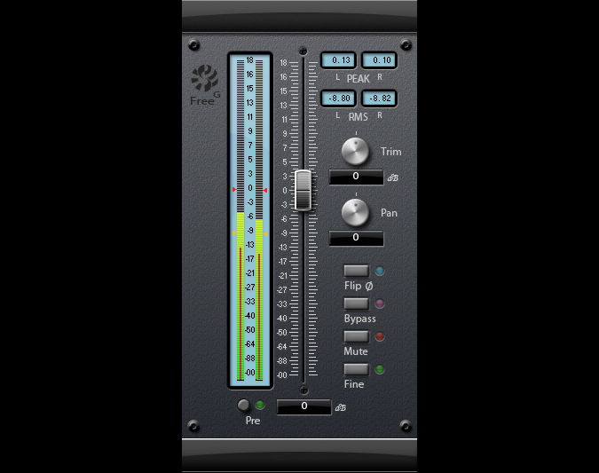 Get a FreeG audio mixer - screenshot for easy mixing.