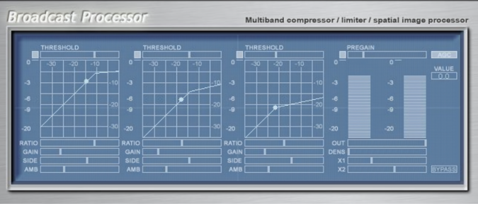 Broadcast plugin interface