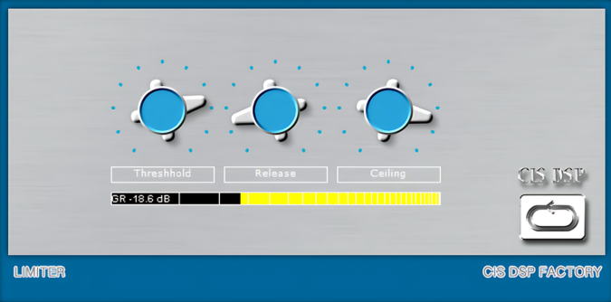 Limiter One plugin interface