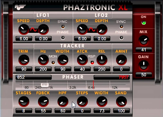 Phaztronic XL by novaflash GUI