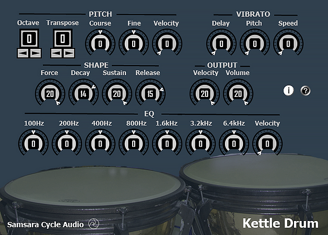 Kettle Drum interface plugin screenshot