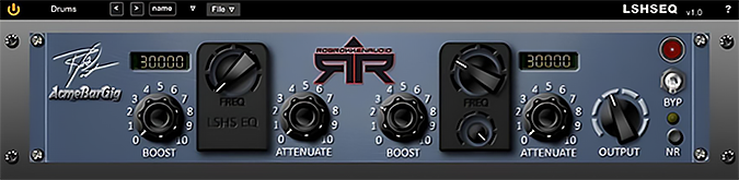 LSHS Corrective EQ plugin interface