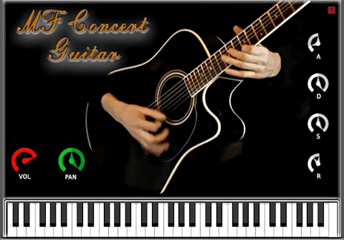MF Concert Guitar plugin screenshot