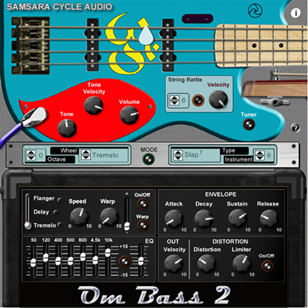 OM Bass II plugin interface