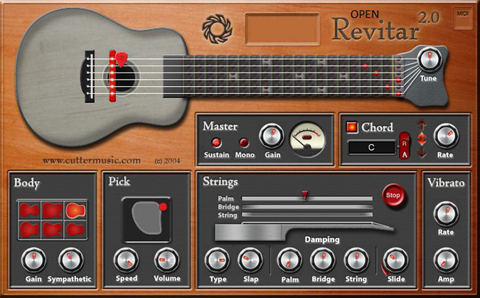 Revitar 2 plugin interface