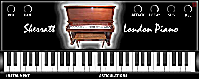 Skerratt London piano - screenshot thumbnail.