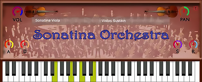 Sonatina orchestra - Sonatina Viola screenshot thumbnail.