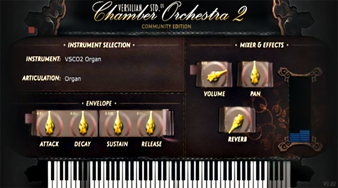 Charles orchestra 2 - VSCO2 Organ screenshot thumbnail