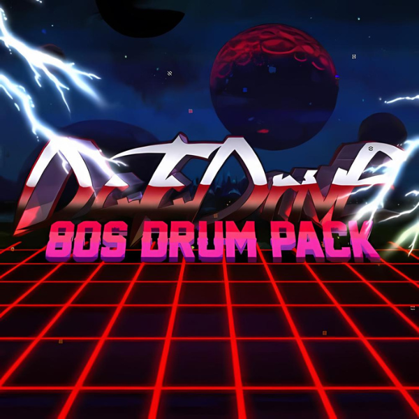 80s Retro Futuristic Drum Pack artwork