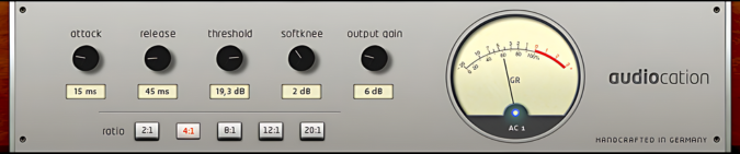 Compressor AC1 plugin interface