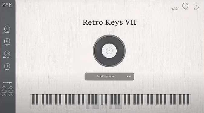 Retro Keys VII plugin