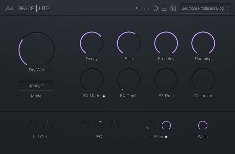 Cymatics Space Lite GUI screenshot