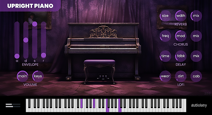 upright piano gui