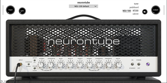 Neurontube Debut plugin screenshot