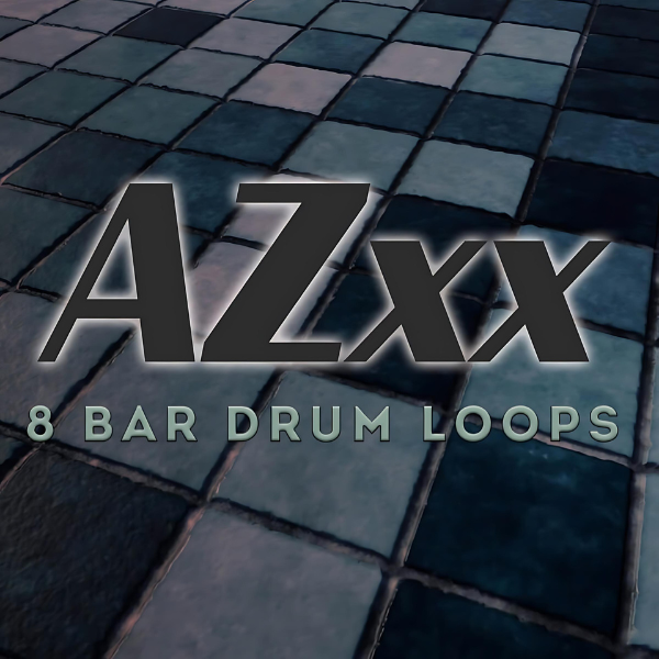 AZxx 8 Bar Drum Loops cover art.