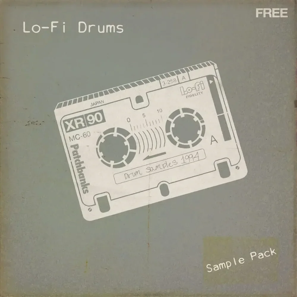 Free Lo-fi drums cover art.