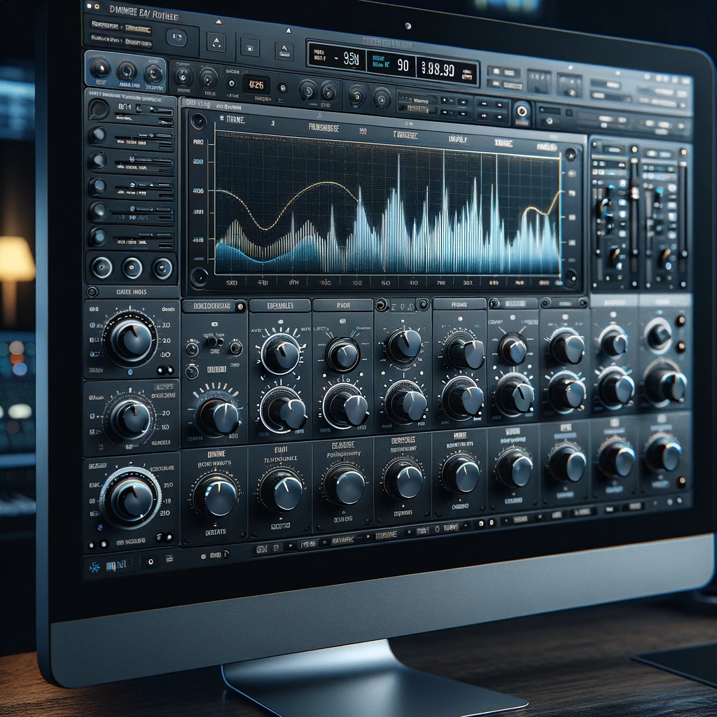  image of a dynamic EQ plugin interface