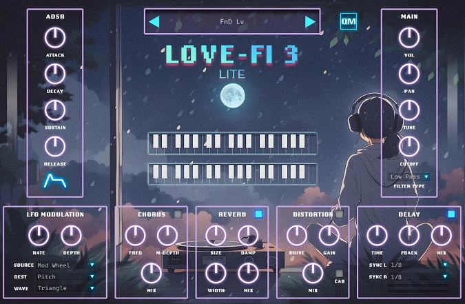 Love-Fi 3 Lite by Quiet Music GUI