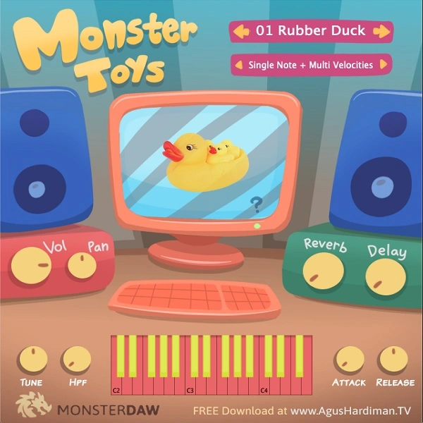 Monster Toys by MonsterDAW GUI