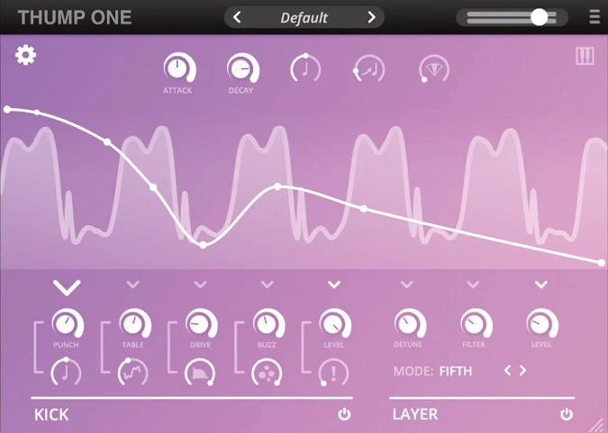 Thump One by Toybox Audio GUI