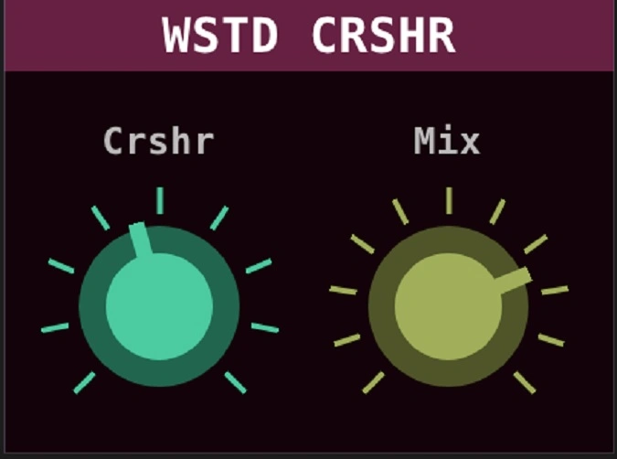 WSTD CRSHR BY Wasted Audio GUI