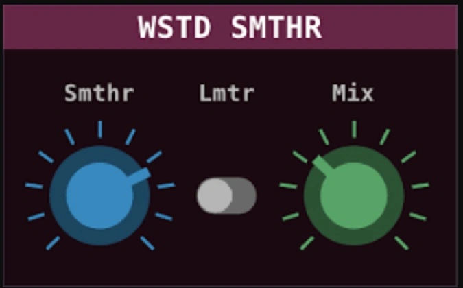 WSTD SMTHR BY Wasted Audio GUI