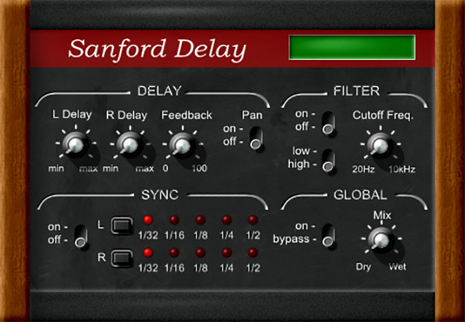 Sanford Delay GUI